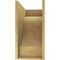 Ekena Millwork 12"W x 24"D x 24"H Classic Newport Rough Cedar Woodgrain TimberThane Corbel, Primed Tan CORUR12X24X24NEWRCPR - alternate 3